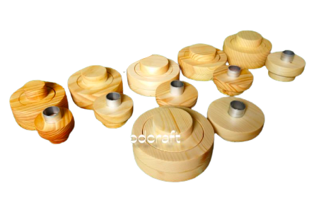 IKIE Cetakan Donat Kayu