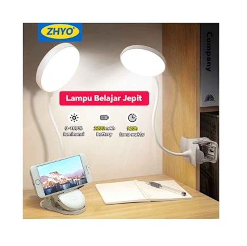 Lampu Belajar Jepit 2.200 mAh 2