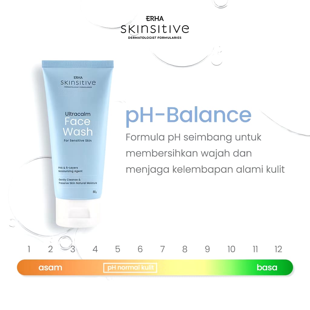 ERHA Clinic Indonesia ERHA Skinsitive Ultracalm Face Wash