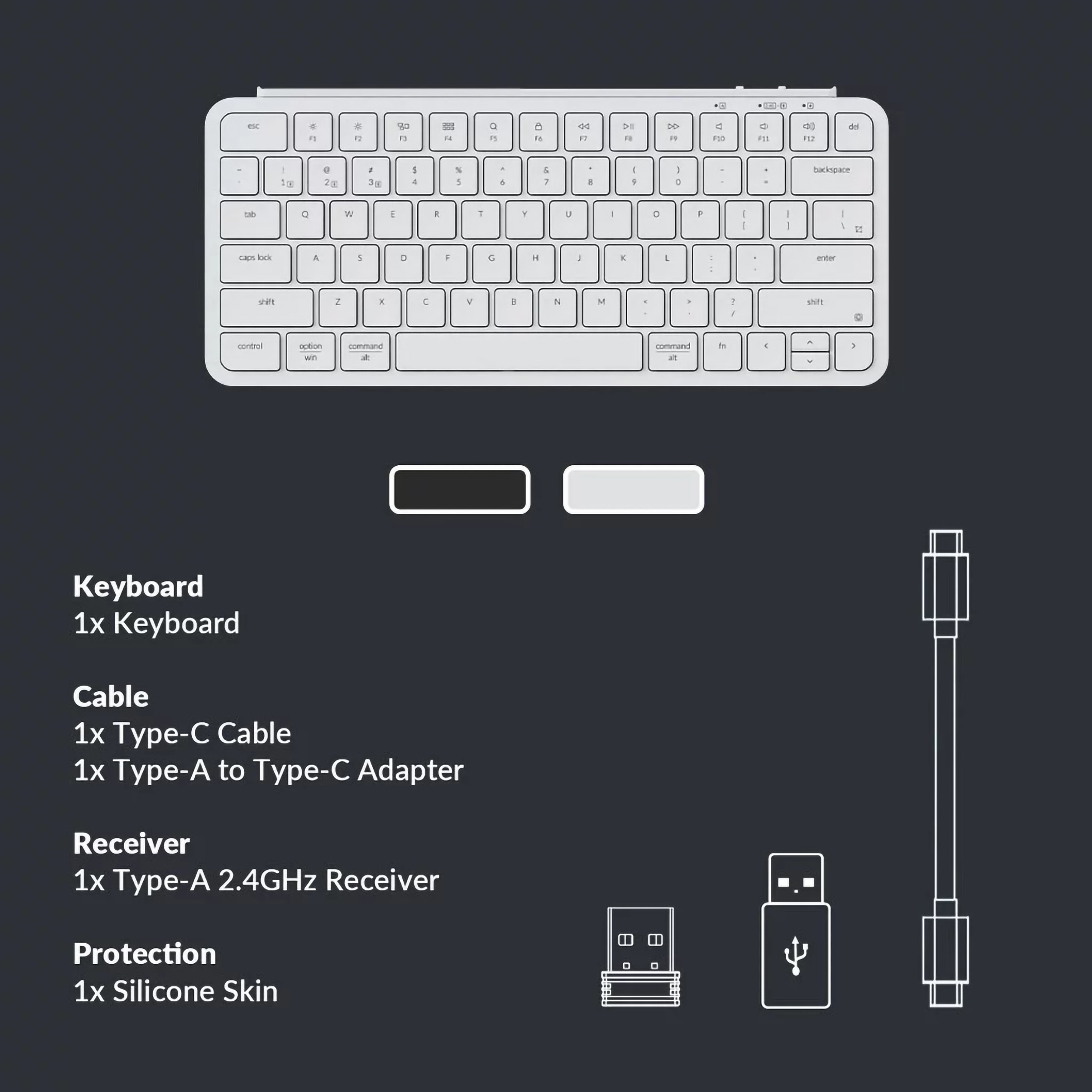 Keychron Indonesia Keychron B1 Pro Ultra-Slim Wireless Keyboard