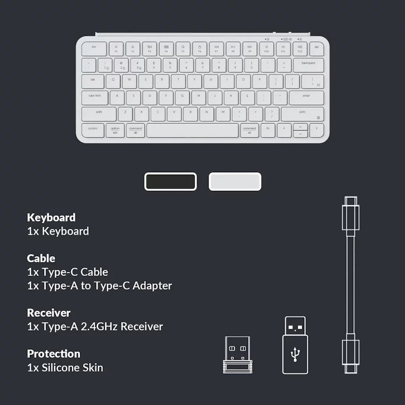 Keychron B1 Pro Ultra-Slim Wireless Keyboard 5