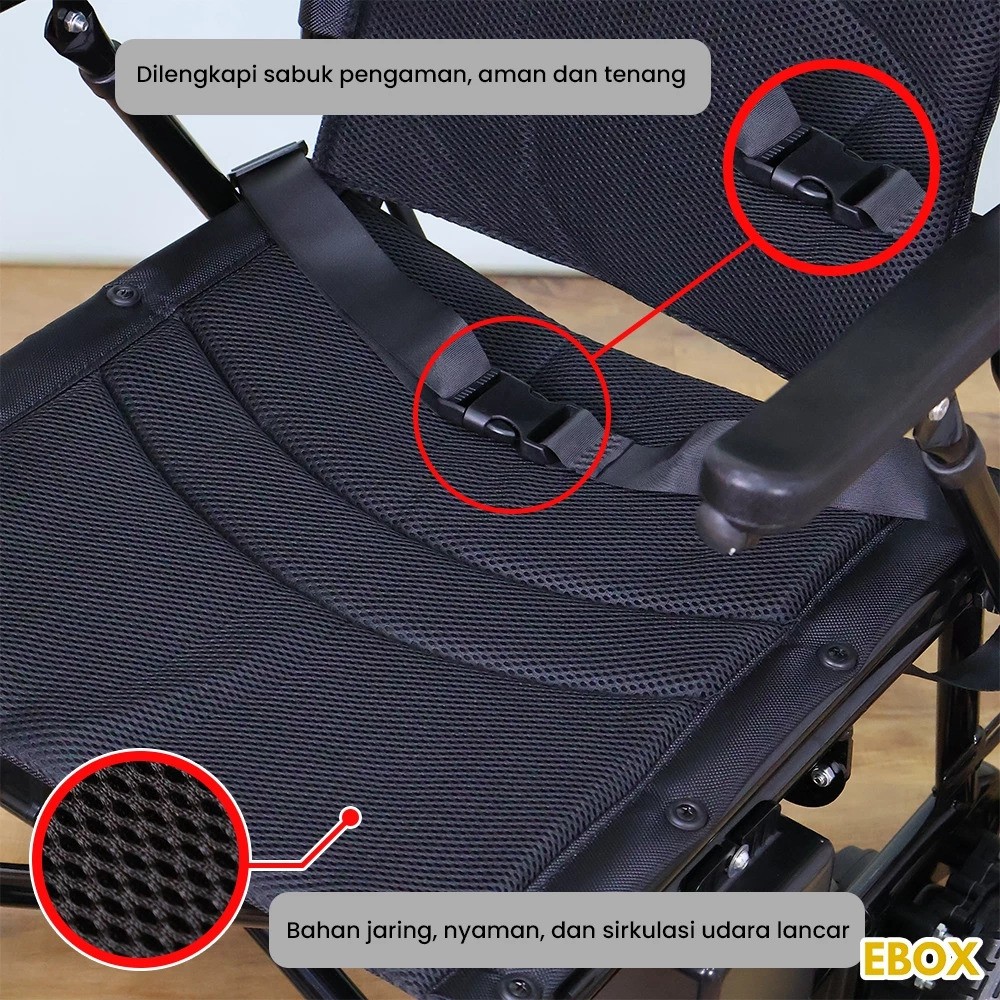  EBOX Premium Electric Wheelchair 