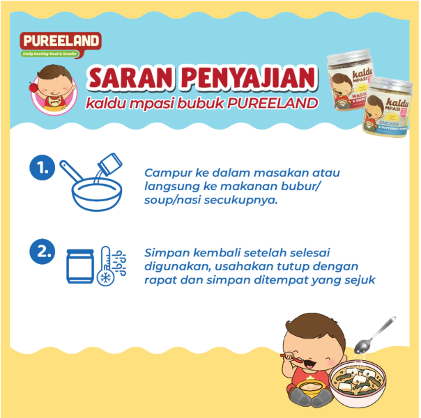 Pureeland Nutritama Prima Pureeland Kaldu MPASI Salmon & Broccoli 