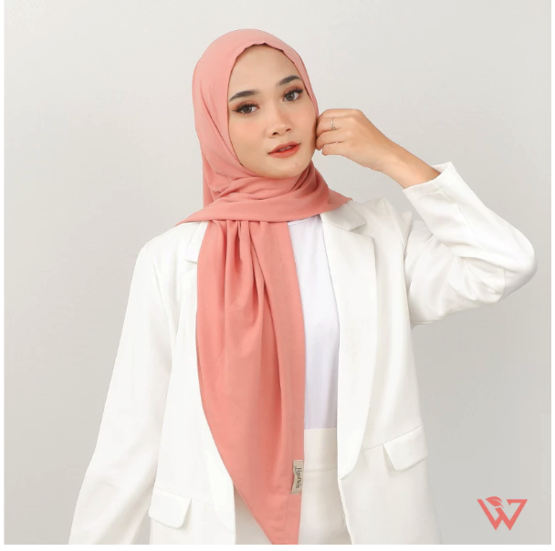  Hauwa Hijab Segitiga Instan Oval Jersey