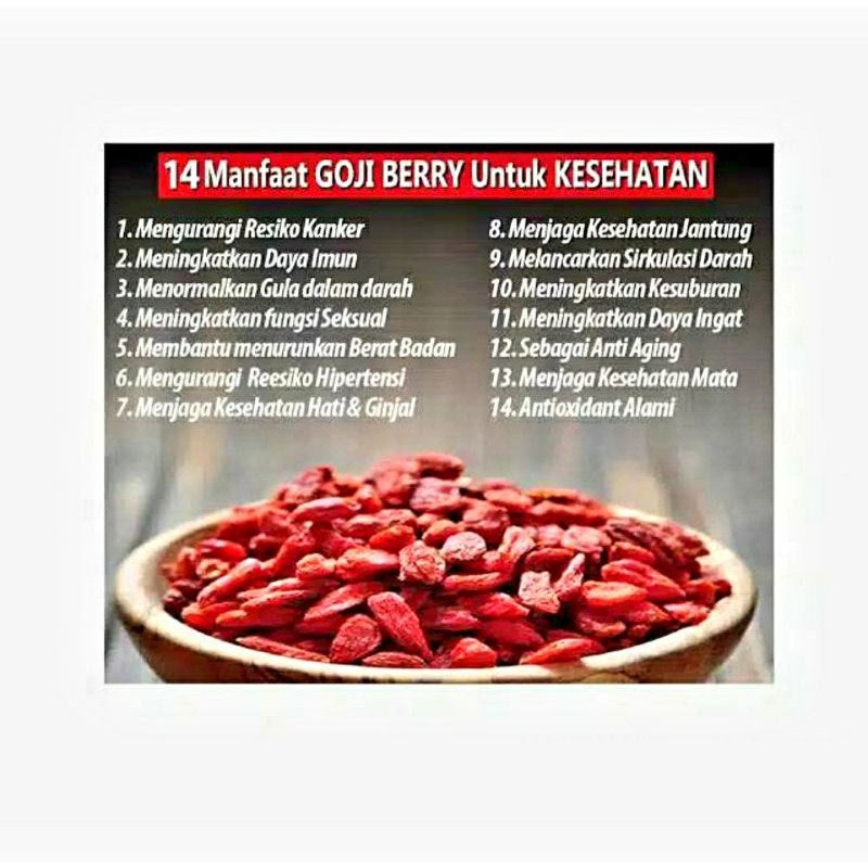 Manisan Buah Boxthron Goji Berry 4