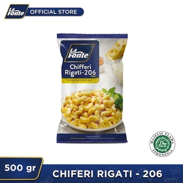 Indofood La Fonte Chifferi Rigati 206