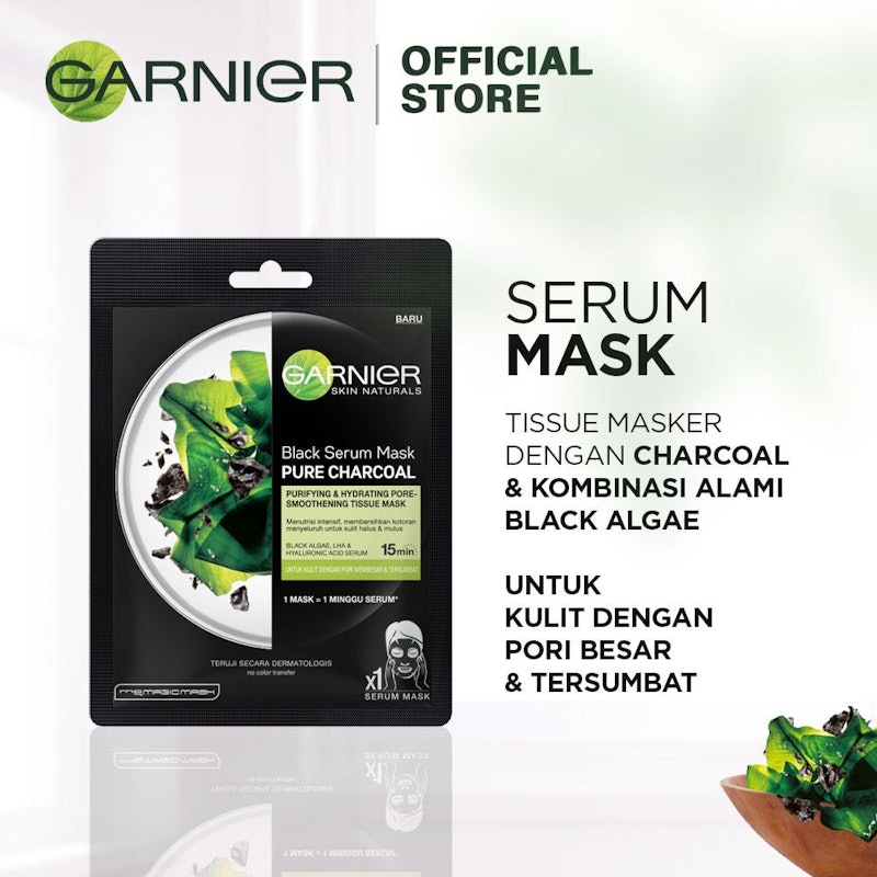 Black Serum Mask Pure Charcoal Black Algae 4