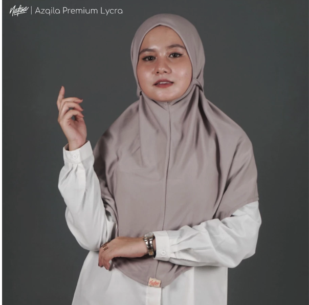  Nafisa Hijab Kerudung Instan Maryam Kaos Tali