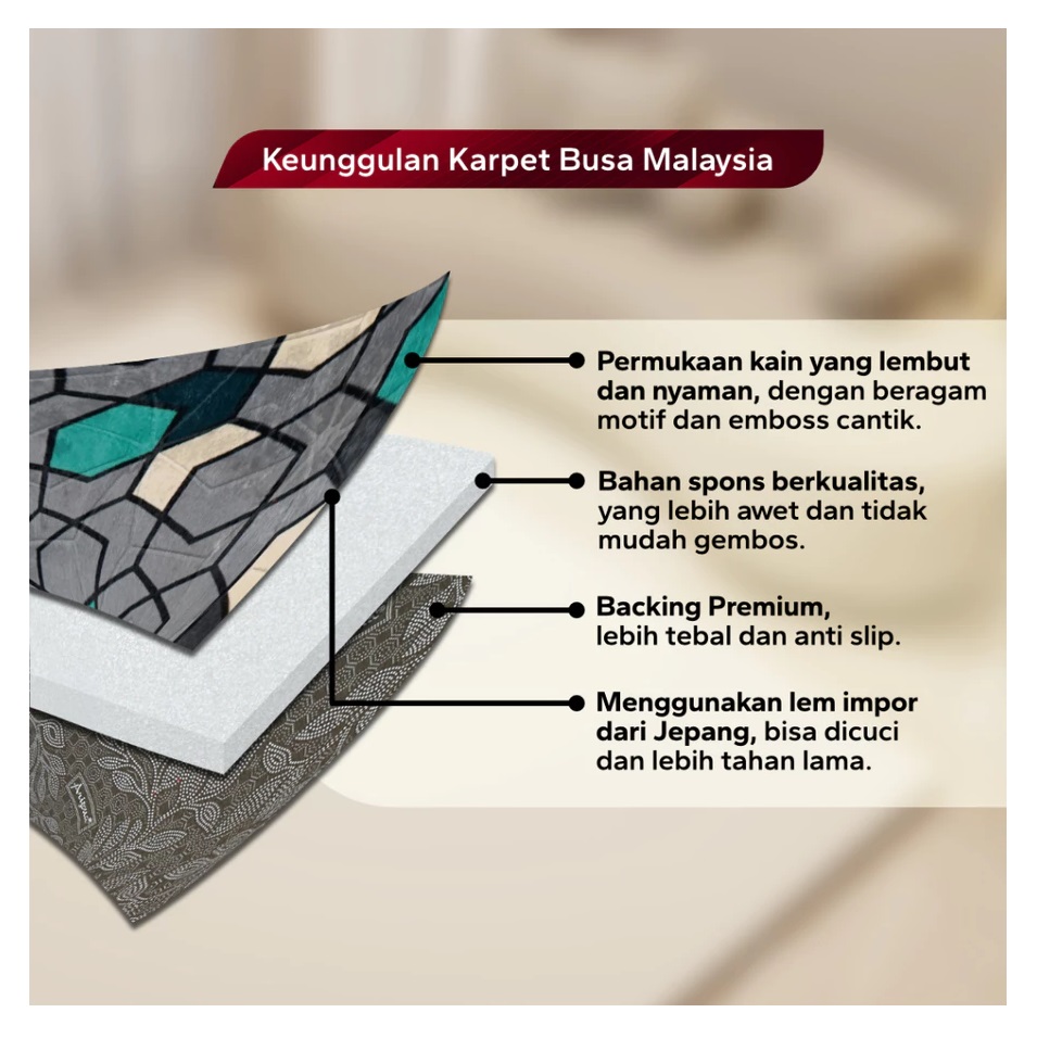 Master Mat Indonesia Arizona Cosmo Love Karpet Malaysia Motif Minimalis 95x140cm