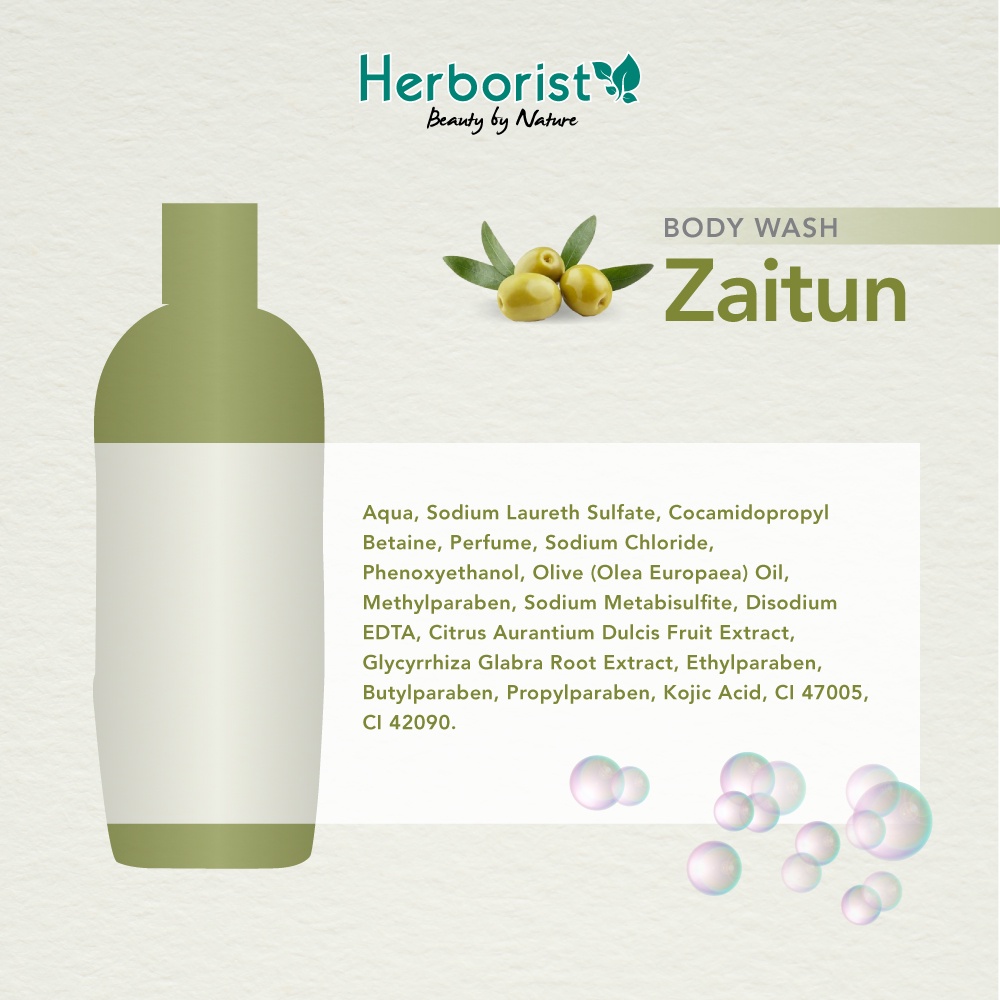 Victoria Care Indonesia Herborist Body Wash Zaitun