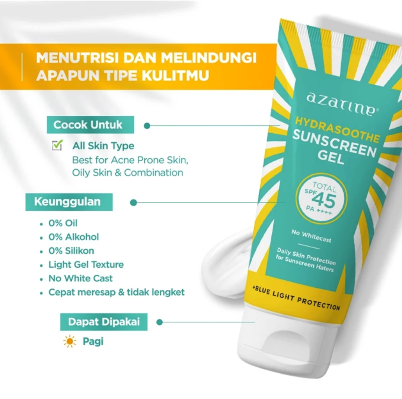 Azarine® Hydrasoothe Sunscreen Gel SPF 45 PA++++
