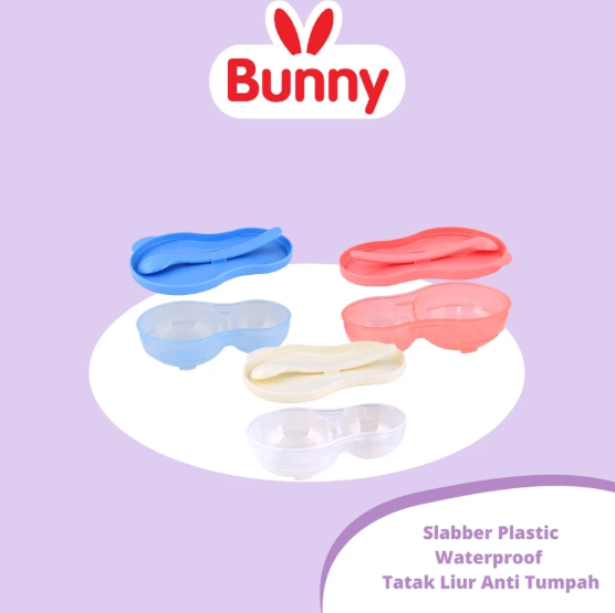 BUNNY SUKSESSELALU Lusty Bunny Feeding Set Mangkok Bubur