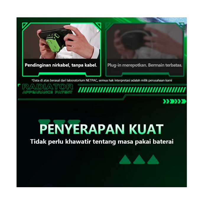  NetPac Fancooler Magnetic Rechargeable X111 