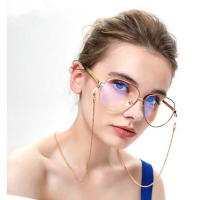 Tali Kacamata Rantai Bahan Metal 