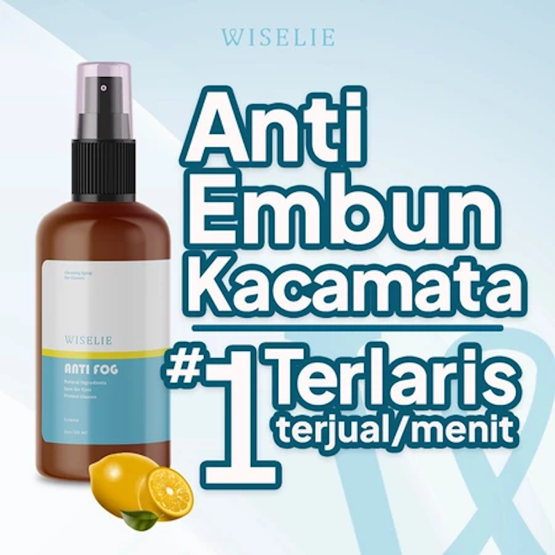 Wiselie Anti Fog Cleansing Spray for Glasses 5