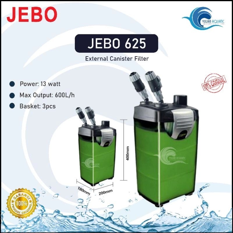 JEBO External Canister Filter 625 2