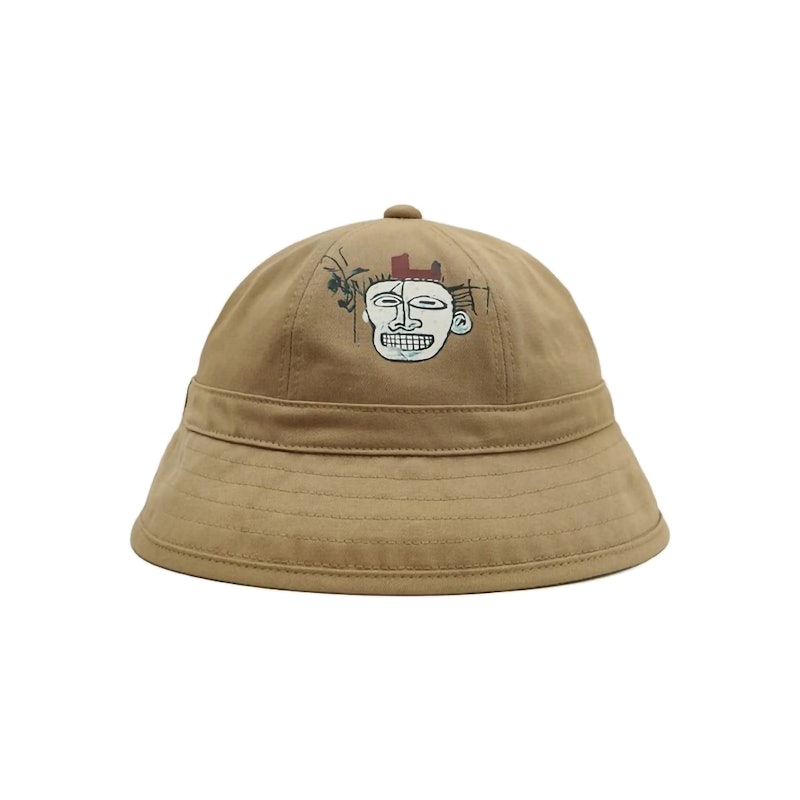 3Second x BASQUIAT Topi Bucket Hat Math Cream 1