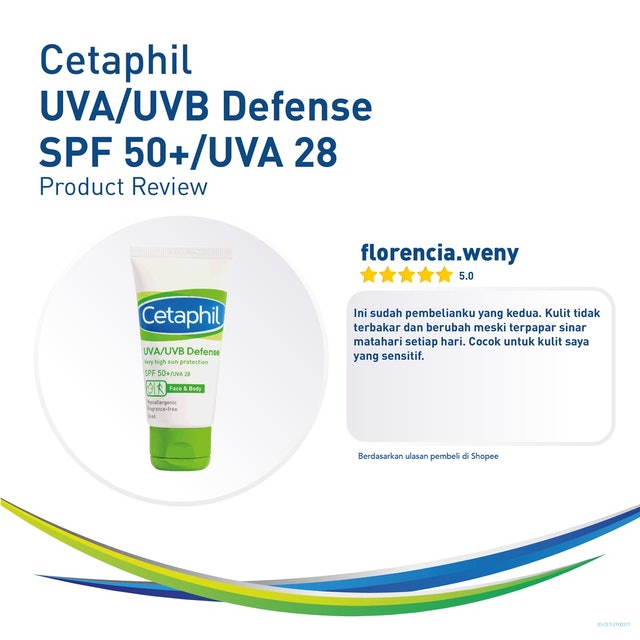 Galderma Cetaphil UVA/UVB Defense SPF 50+/UVA 28