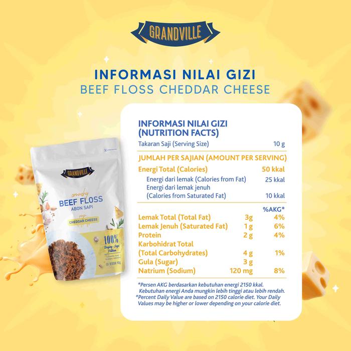 Grandville Food Indonesia Grandville Crunchy Beef Loss Cheddar Cheese