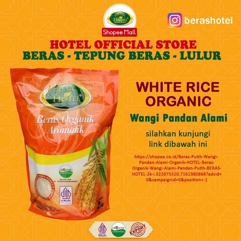 HOTEL Beras Pandan Wangi Organik 4