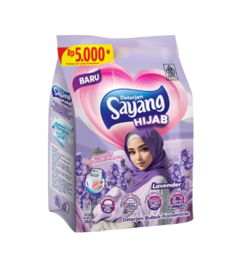 Sayang Powder Detergent Lavender Hijab 1
