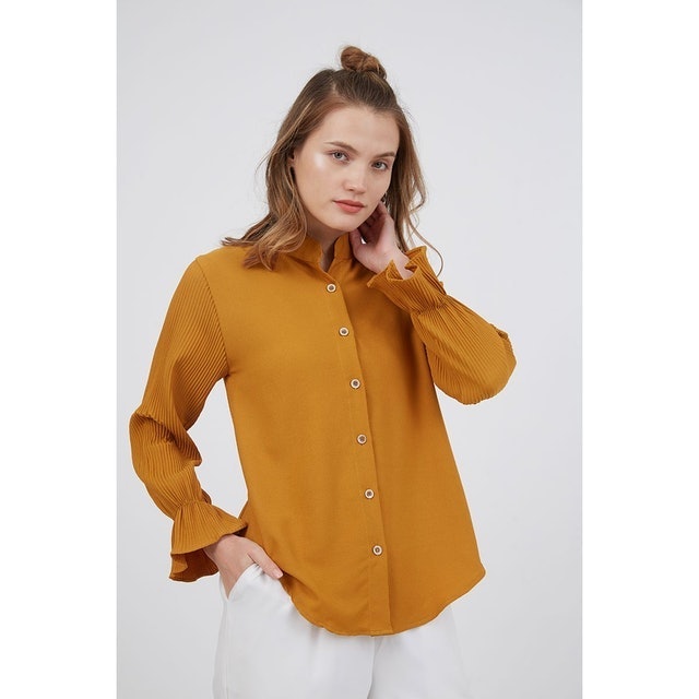 Berrybenka Sophie Murila Puff Blouse