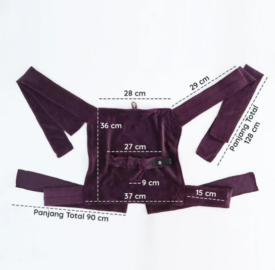 Kadelmindo Saraya Mapan CuddleMe Gendongan Bayi KMC Permata