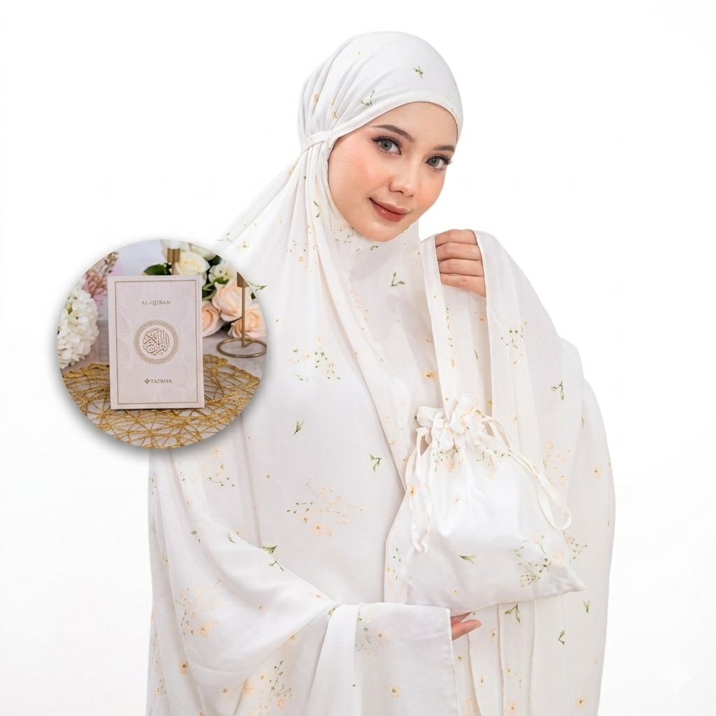 Tazbiya Set Mukena Alyana & Al-Quran A5 1