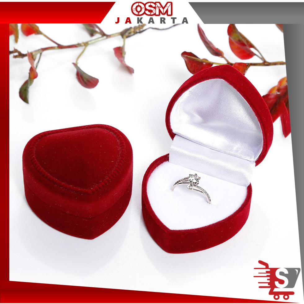 OSM JKT Kotak Cincin Model Love / Kotak Cincin Hati 5