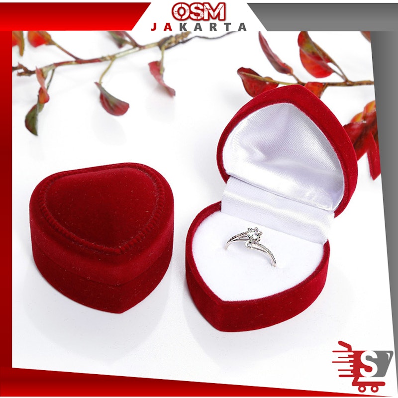 OSM JKT Kotak Cincin Model Love / Kotak Cincin Hati 5