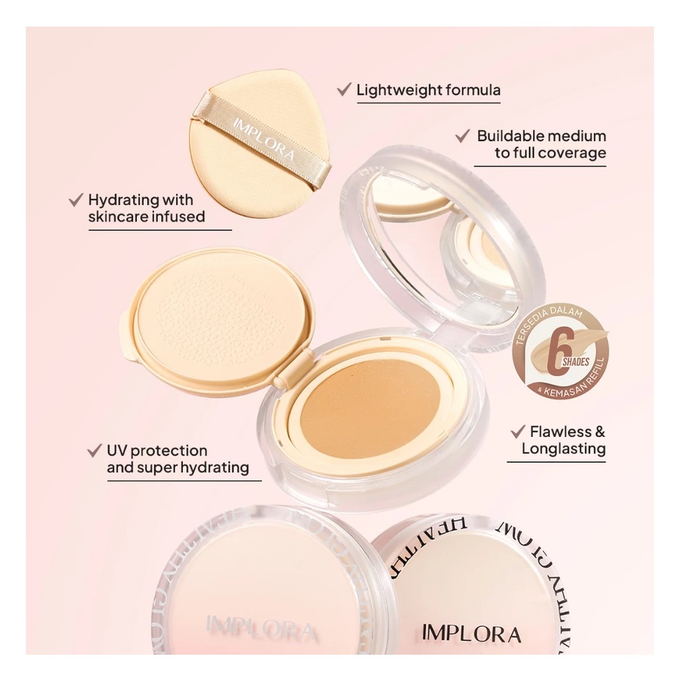 Implora Sukses Abadi Implora Healthy Glow Cushion 04 Medium Beige