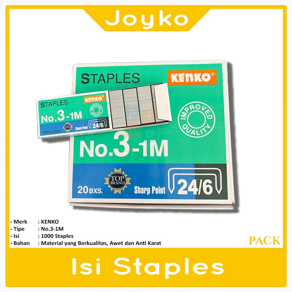 KENKO Staples No.3-1M