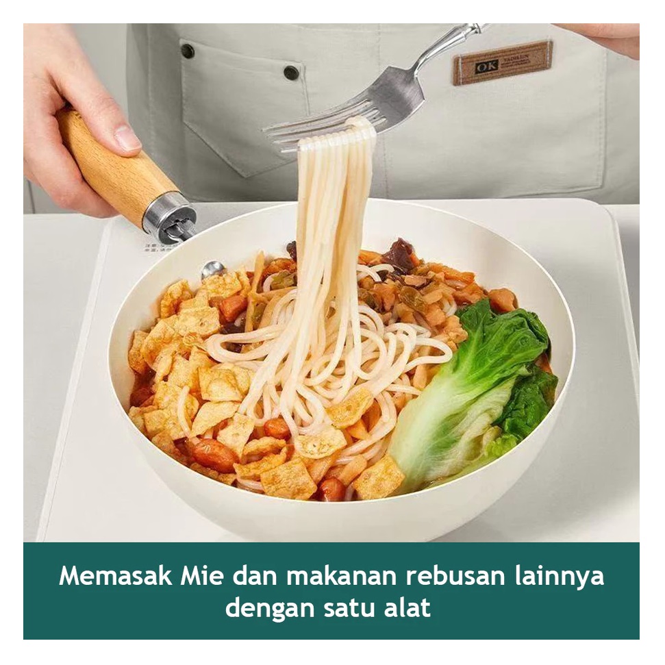 Qiek Milk Sauce Pan Beige 24 cm 3