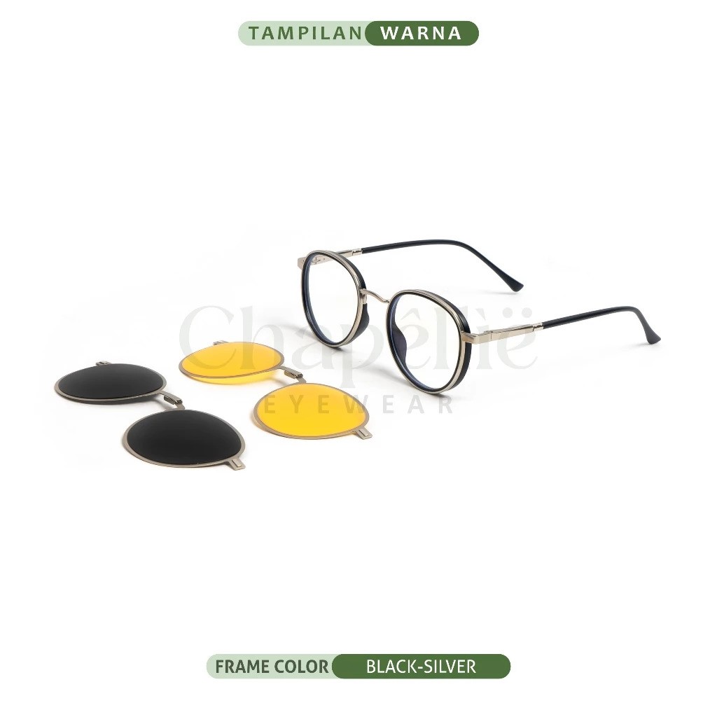  Chapellie Eyewear Kacamata Photocromic 7706
