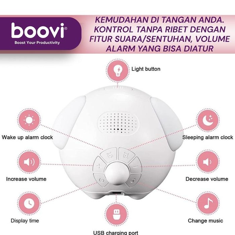 Boovi Digital Pet Alarm Clock 5