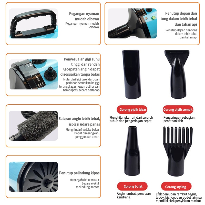 MEOWWOWP Profesional Pet Dryer 3