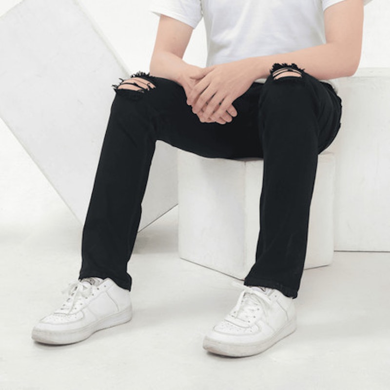 Zweckout Label Celana Jeans Pria Sobek 5