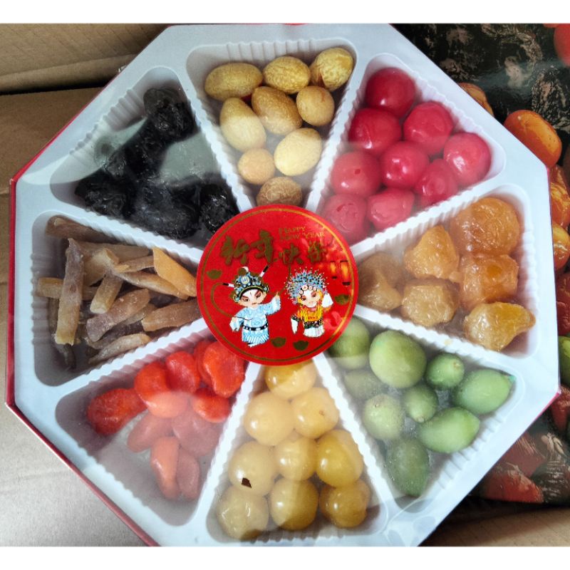 Manisan Buah Imlek Aneka Rasa Segi 8 / Pak Chen Kuo