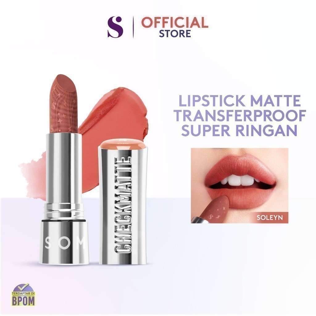 Royal Pesona Indonesia SOMETHINC Checkmatte Transferproof Lipstick 09 Soleyn