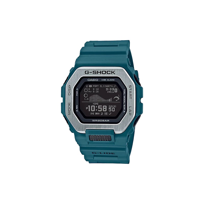 CASIO G-SHOCK G-Lide Men Black Digital Dial Tosca Resin Band 1