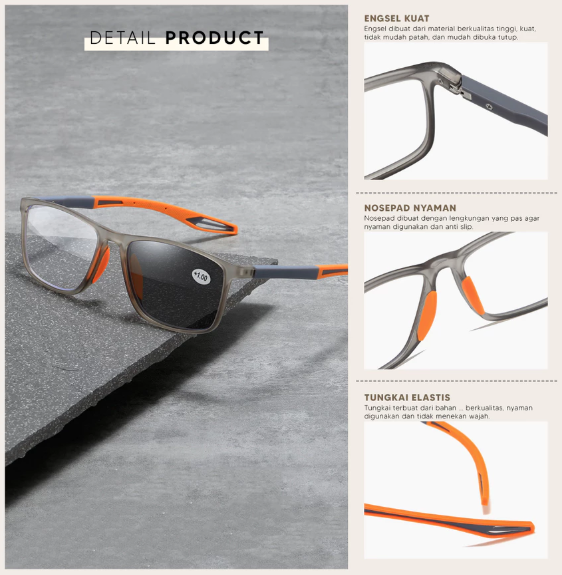  Gently Morley Kacamata Photocromic  KY1119 