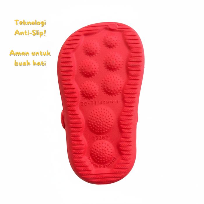 Clover Luck Sandal Selop Apel Bunyi Cit Cit Anak Perempuan 4