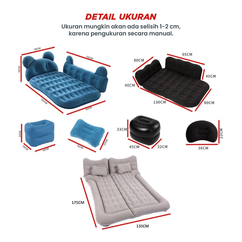Matras Kasur Angin Cartoon Set 4