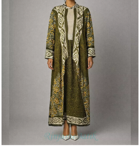 Rinjanie Cipta Batik Rinjanie Batik GSHI Gamis Shanghai Bold Color Series