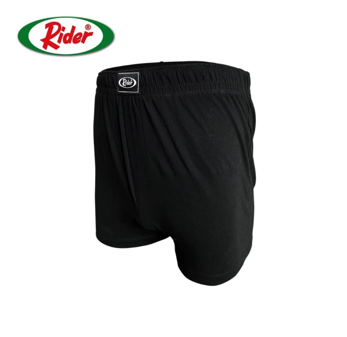 Mulia Knitting Factory Rider Premium Boxer Pria Hitam R812BHT