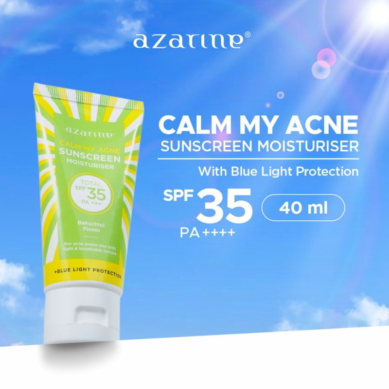 Wahana Kosmetika Indonesia Azarine® Calm My Acne Sunscreen Moisturiser SPF 35 PA+++