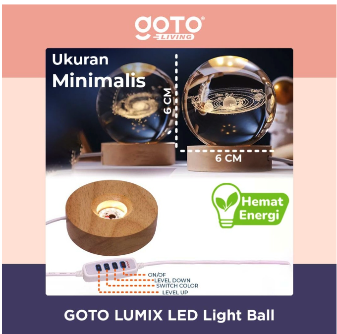 Goto Living LUMIX LED Light Ball 5