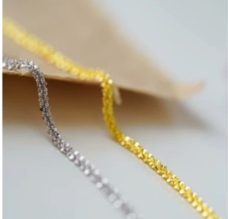 Harmony Choker 925 Sterling Silver with 14K Gold Plating 3