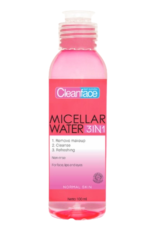 Purbasari Cleanface Micellar Water 3in1 For Normal Skin