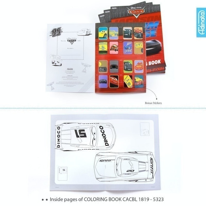 Cars Coloring Book 4